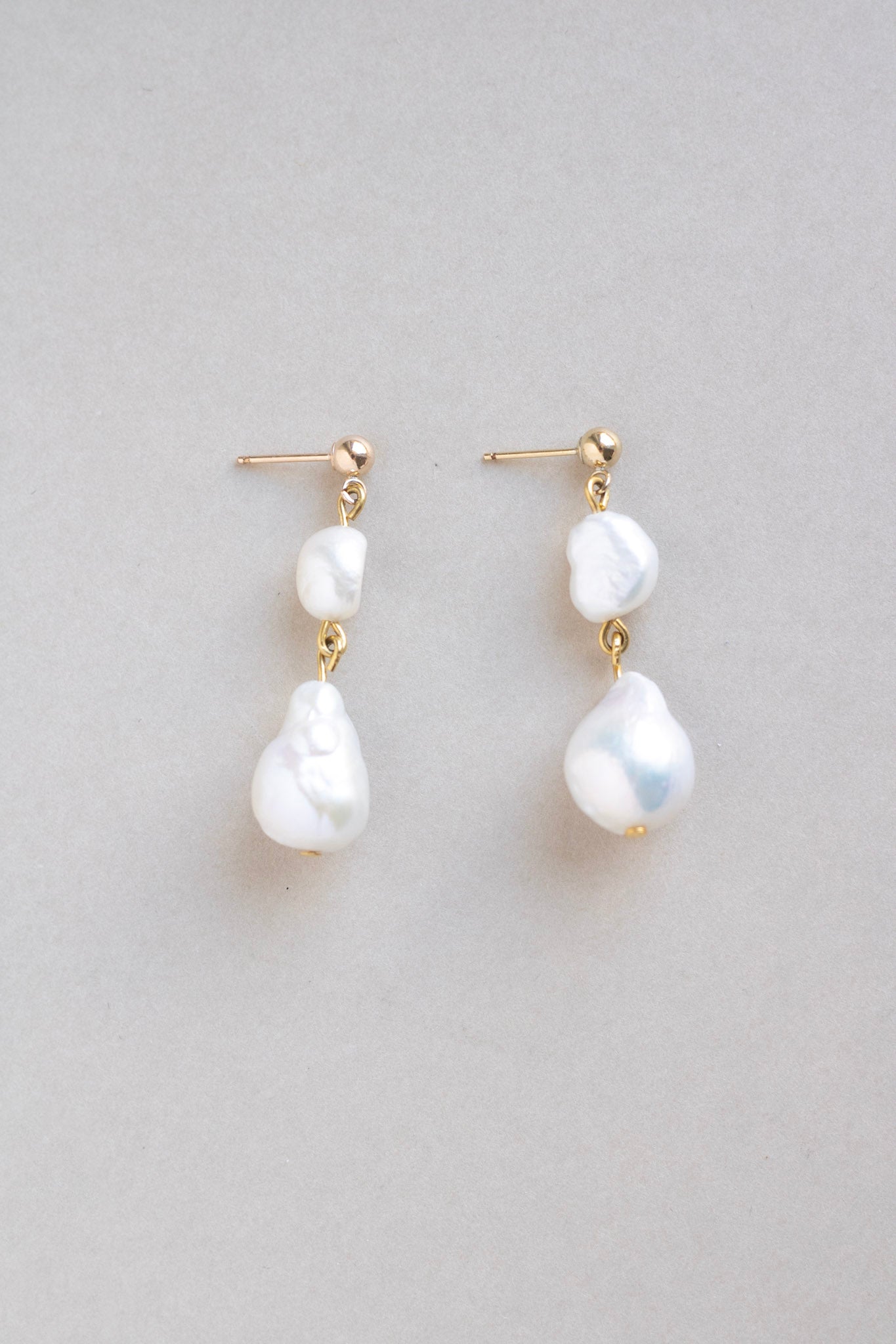 luxury baroque pearl earrings by megan therese