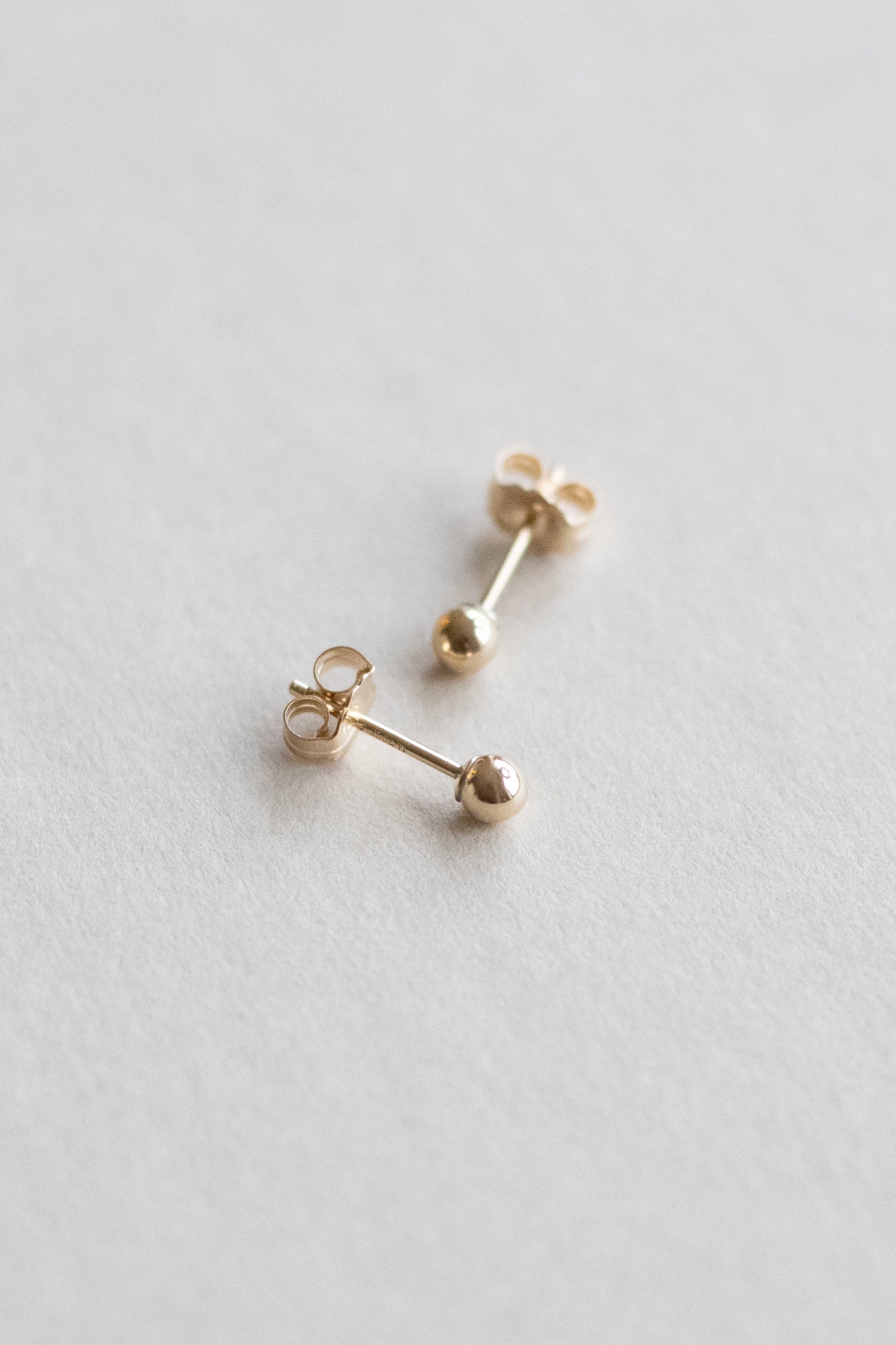 gold filled earring stud by megan therese