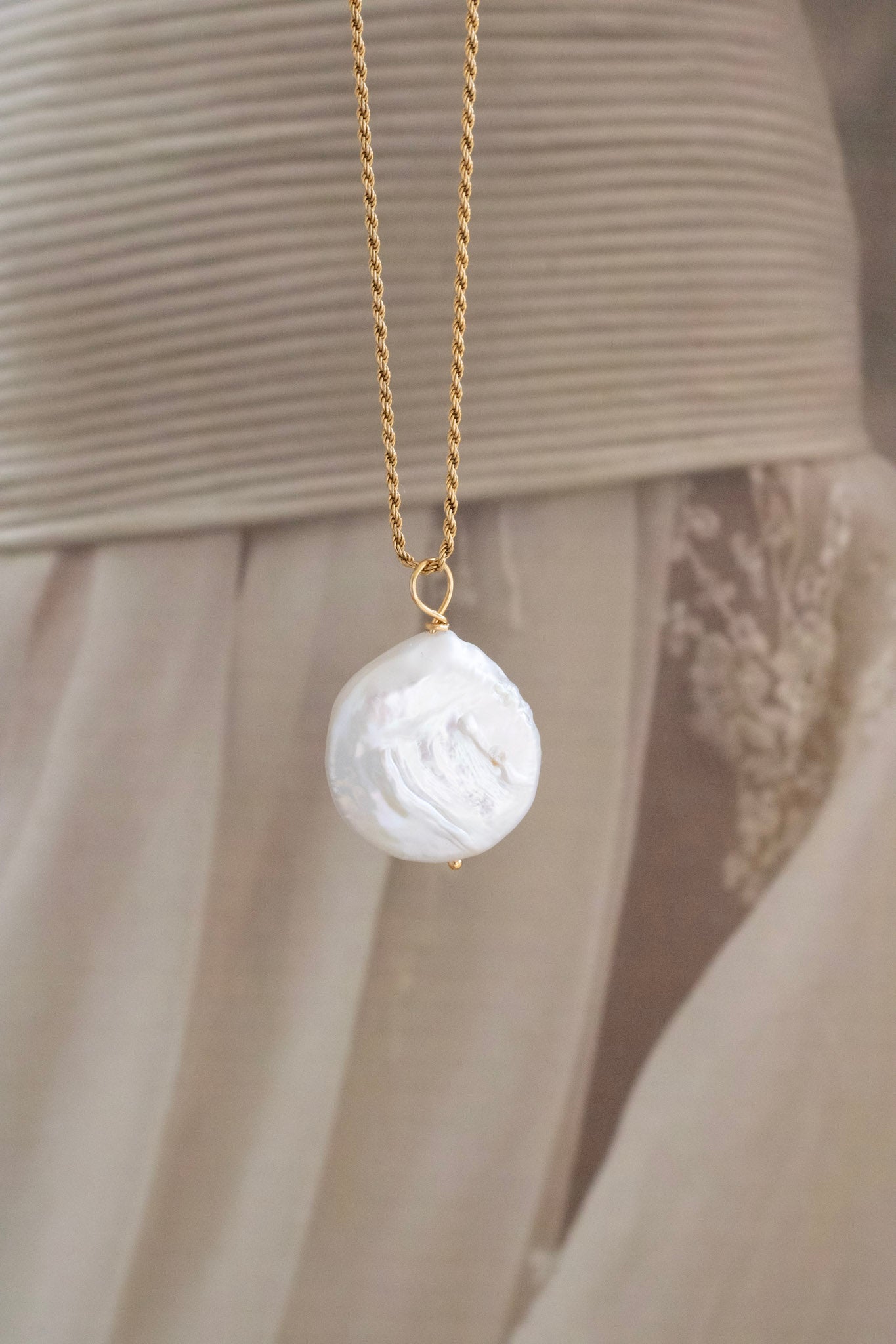 limited edition coin pearl charm by megan therese