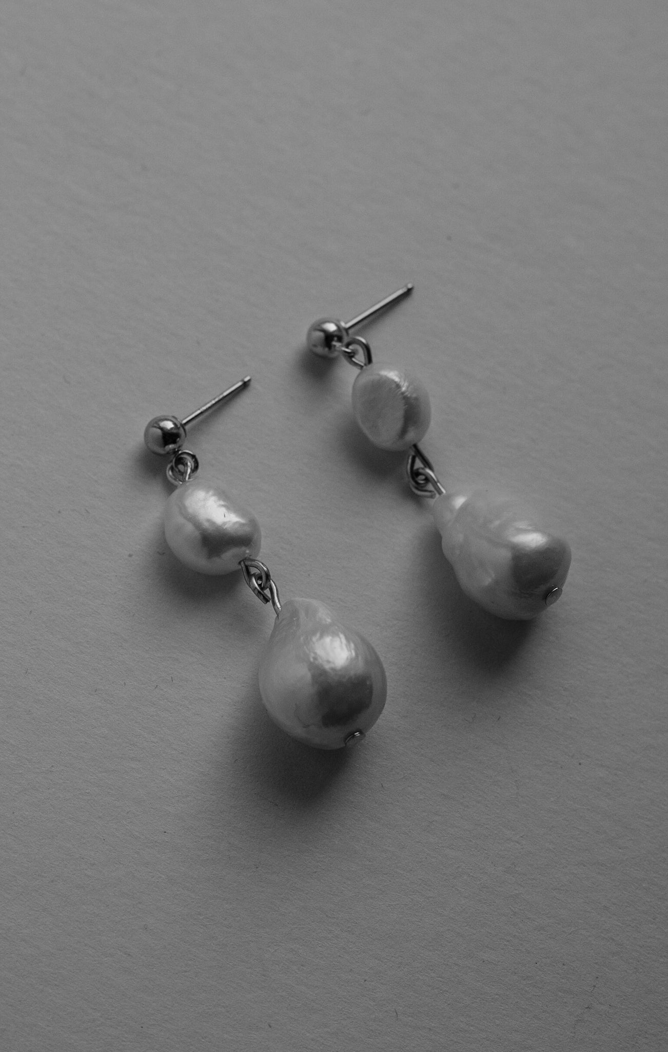 luxury baroque pearl earrings by megan therese