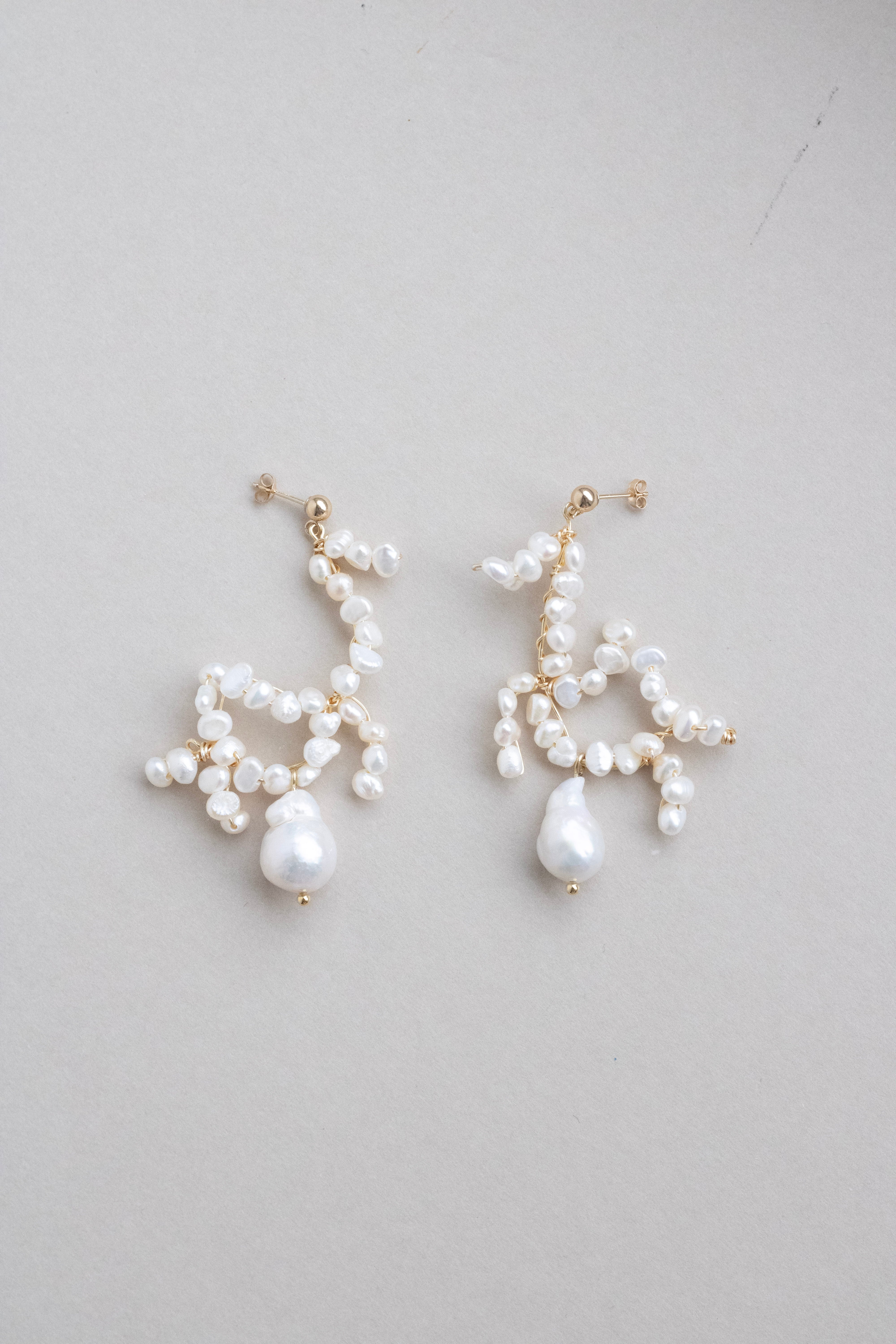 Blaire | freshwater statement earrings