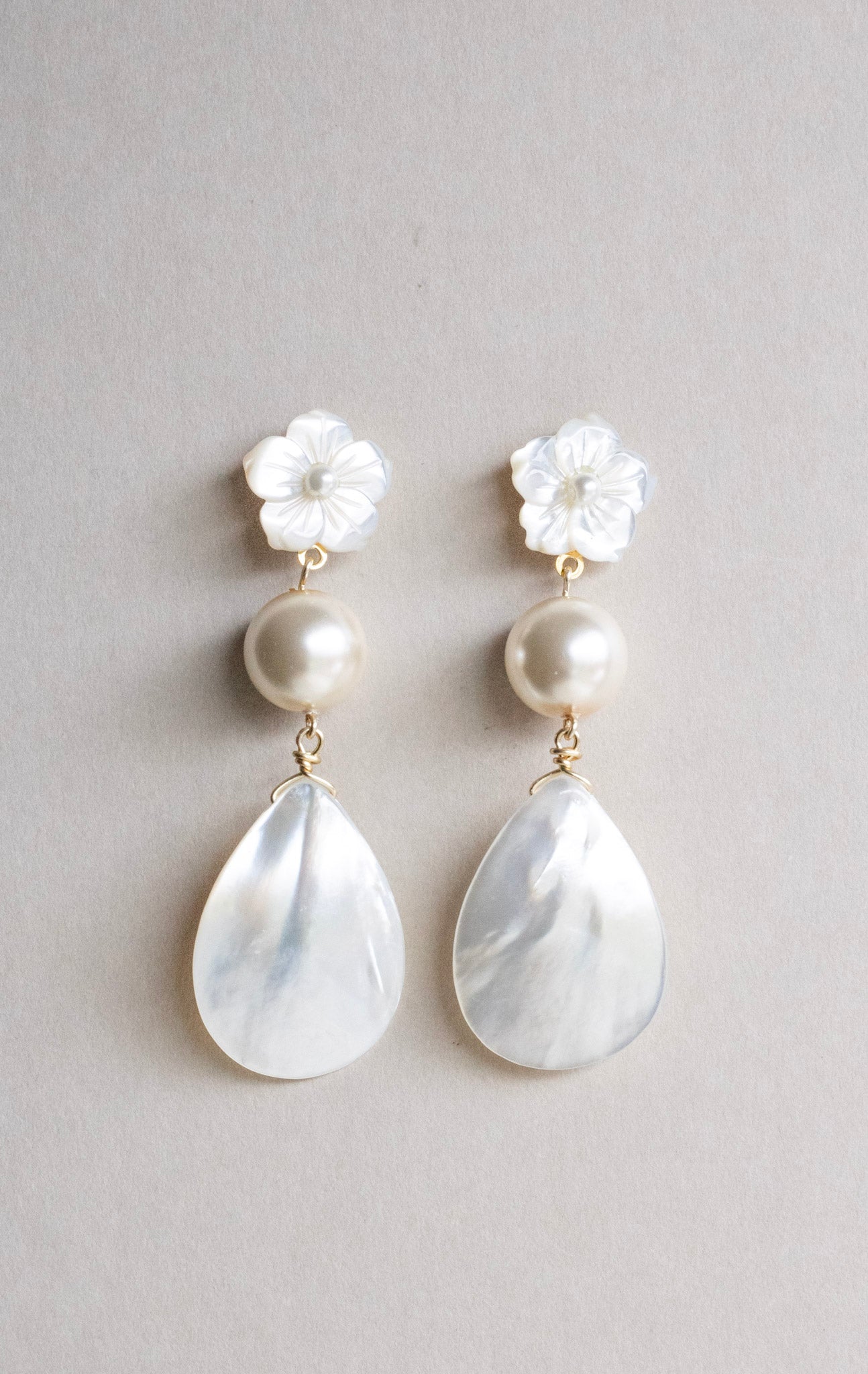 statement wedding earrings by megan therese