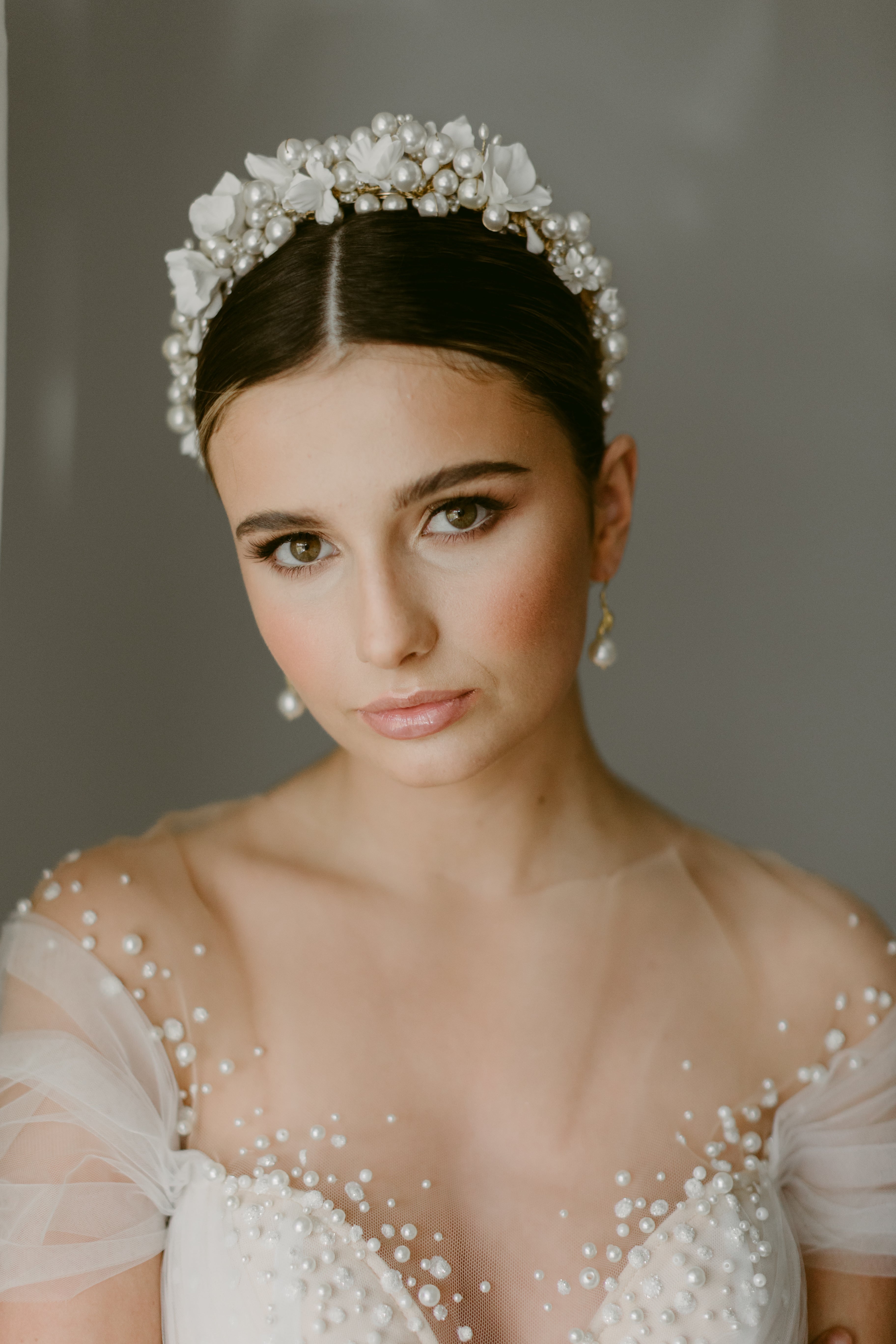 luxury bridal crown by megan therese