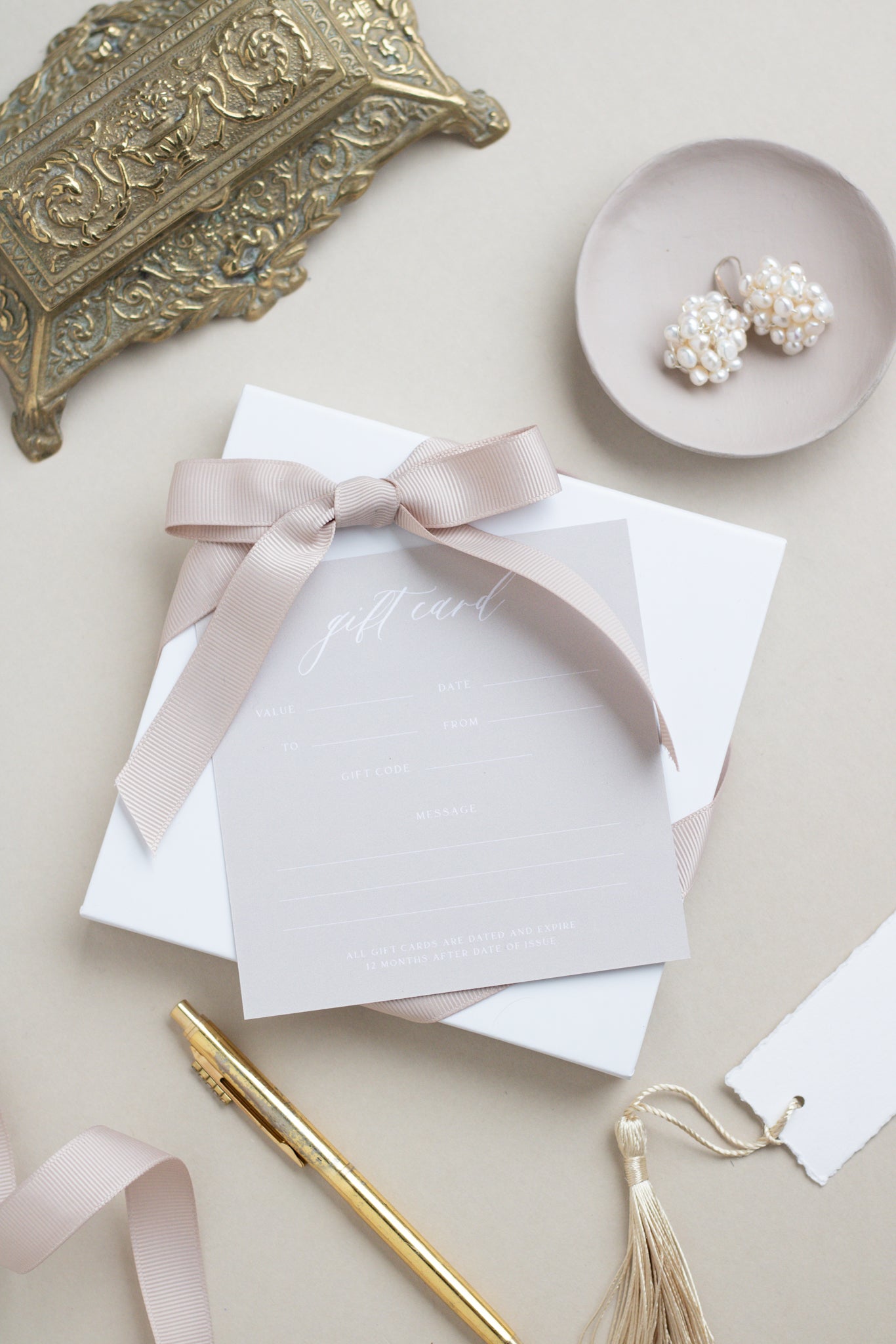 luxury bridal gift cards from megan therese