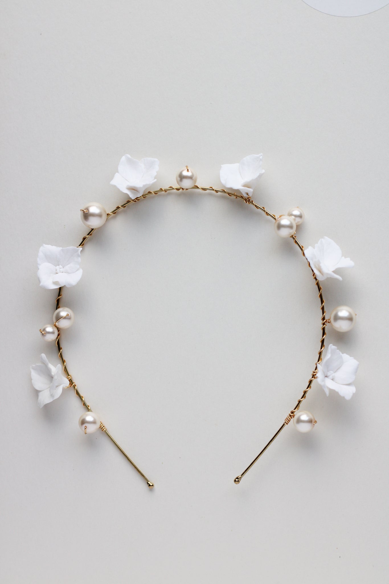 Floral LIV | pearl & clay crown