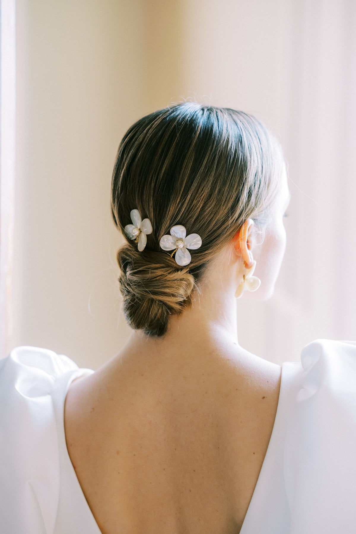 Floral Wedding Hair Pins, Pearl Hair Pins, Bridal Hair Pins, Flower Hair  Pins, Gold Hair Pins, Floral Hair Pins CLAUDETTE set of 3 