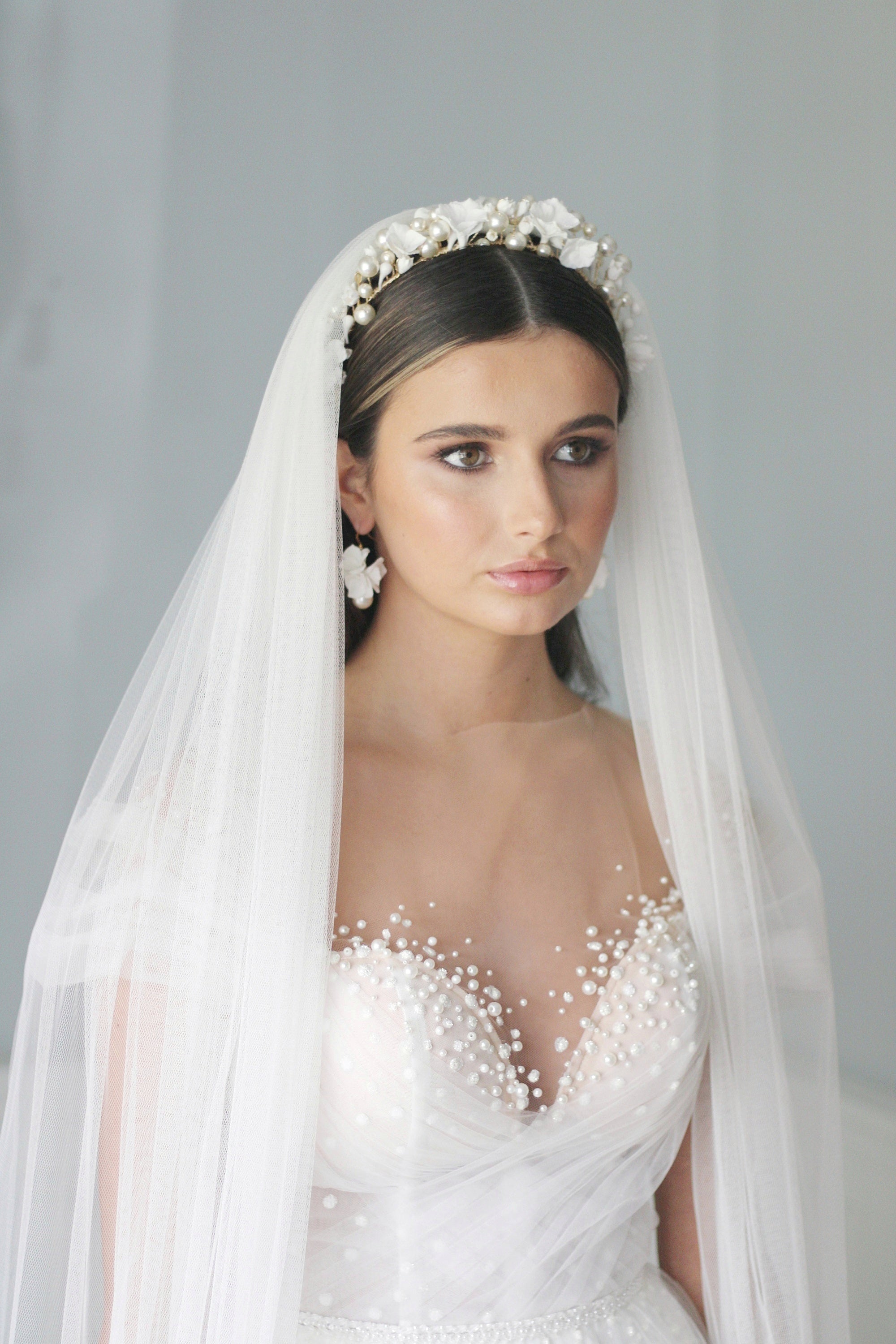 luxury bridal accessories and veil